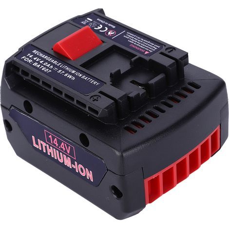 14,4 V 4000 mAh BAT607 Wiederaufladbarer Lithium-Ionen-Akku für Bosch Akku-Bohrschrauber (1/5)