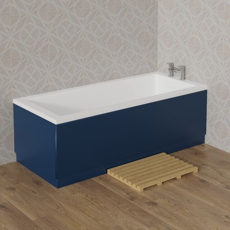 Bath Panel 18mm MDF Painted Matte Blue 1800mm Front Side Panel (1/4)