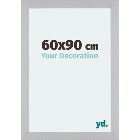 Cadre Puzzle 60x90 cm - cm - Argent Mat - MDF - Mura. (1/5)