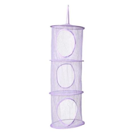 Filet de rangement suspendu, sac en filet pliable portable à 3 niveaux (1/5)
