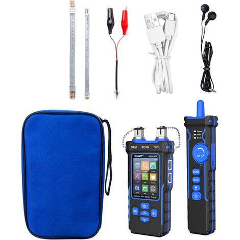 NF-8508 Netzwerkkabeltester mit optischem Leistungsmesser, VfL und Drahtverfolgung – Cat5/Cat6-Ethernet-Kabeltester, RJ45- und PoE-Netzwerktester (1/4)