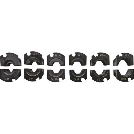 Lot de mâchoires Profil V