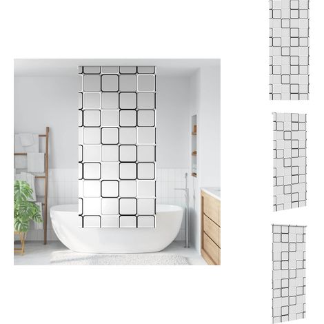 Store enrouleur de douche 100x240 cm largeur du tissu 96 cm - Store Enrouleur De Douche - Stores Enrouleurs De Douche - Store De Douche - Rideau De Douche Enroulable (1/5)