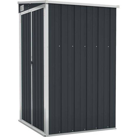 Maison Exclusive - Remise de jardin murale Anthracite 118x100x178 cm Acier (1/5)