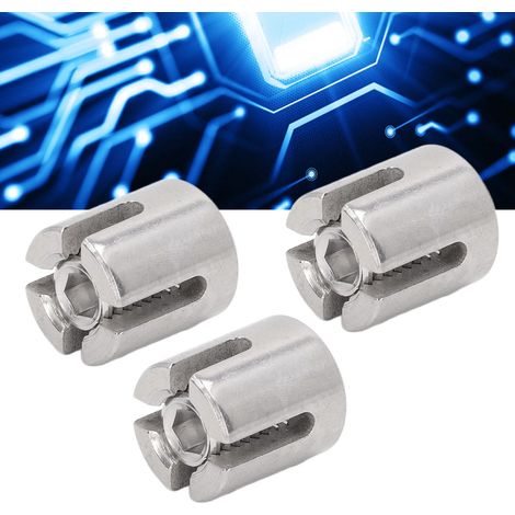 Lot de 10 serre-câbles en acier inoxydable 316 pour garde-corps à câbles. Accessoires pour câbles métalliques compatibles avec les kits de garde-corps à câbles jusqu'à 3 mm de diamètre. (1/5)