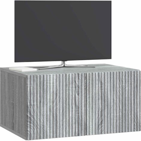 Maison Exclusive - Mobile Porta TV da Muro Grigio Sonoma 59,5 x 41 x 30 cm (1/5)