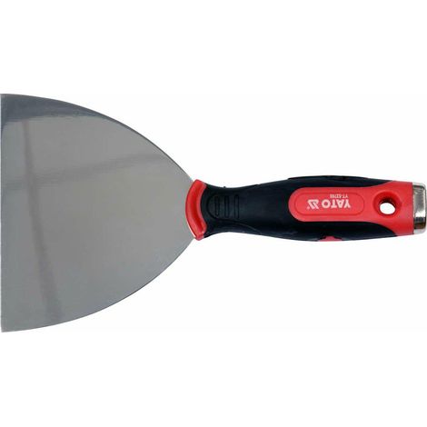Geschliffener Edelstahlspachtel 125 mm mit Bitfach