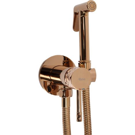 BIDET FAUCET REA LUNGO LOOP DIAMOND COPPER (1/2)