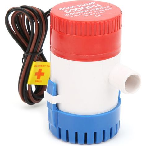 Blige 12V elektrische Wasserpumpe, 3/4" Schlauchanschluss, 500 GPH Fördermenge, halboffenes Laufrad, für Boote, Wohnmobile und andere Freizeitfahrzeuge. (1/5)