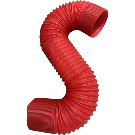 1 Tuyau admission air flexible 76mm rouge Silicone universel pour système conduit air froid voiture