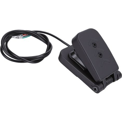 Pedale dell'acceleratore elettronico, regolabile in gomma dura con controllo a cavo, per bici elettriche, scooter e ATV (1/5)