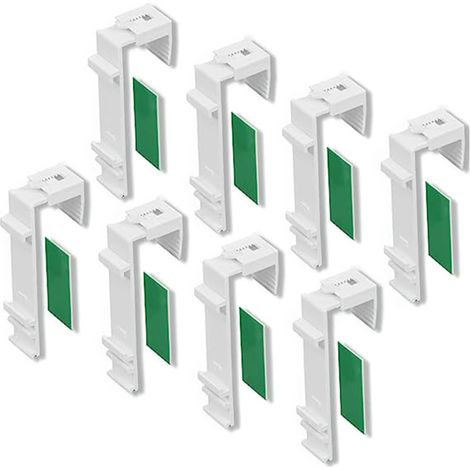 Support De Serrage Pour Stores - Réglable Adhésif - Pour Fenêtre En PVC Bois Ou Porte - Lot De 8 (1/5)