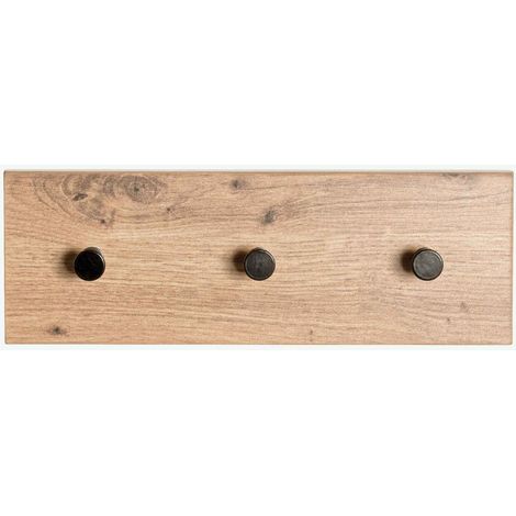 Bione Legno laminato - Marrone / nero - 3 ganci (1/5)