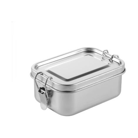 QORVA-Boîte-repas Isotherme en Acier Inoxydable 550ml, Compartiments Amovibles, Récipient Hermétique pour Travail, Pique-nique
