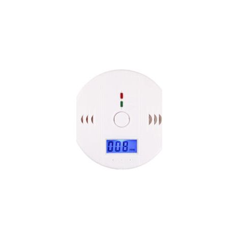 Kohlenmonoxidmelder, intelligenter CO-Melder mit LCD-Bildschirm, Testtaste und LED-Statusanzeige (1 Stück, 10 x 3,7 cm) – Bluedeer – Crezuo