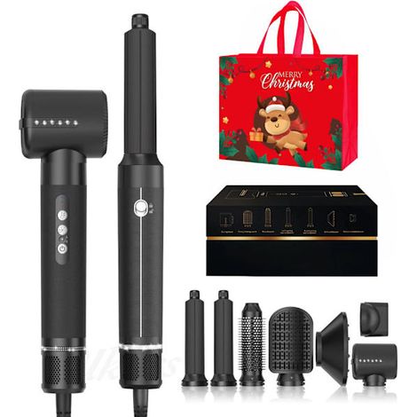 Strassbesetzter Haartrocknerkamm, neues 7-in-1 Multifunktions-Styling-Tool für 2025, Hochgeschwindigkeits-Haartrockner mit 110.000 U/min, das beste Weihnachtsgeschenk für Frauen. (1/5)