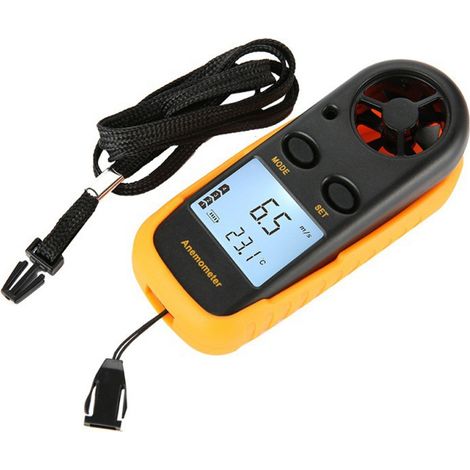 Anemómetro - 0 A 30 M/S - Pantalla LCD - Resistente Al Agua Y Al Polvo - Uso Exterior Profesional - Unidad (1/5)