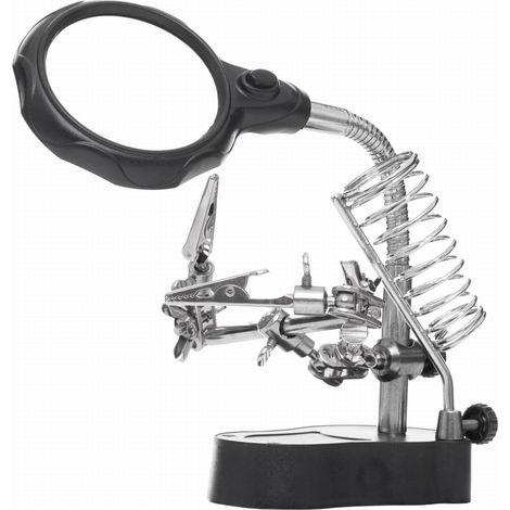 Soporte para lupa de soldadura de tercera mano KD10455 (1/5)