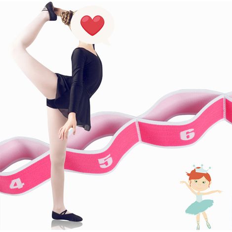 Sangle Élastique de Fitness pour Danse et Yoga - Équipement d'Entraînement pour Enfants et Adultes (1/2)