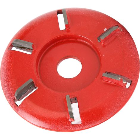 Disque à sculpter le bois en acier à 6 dents, roue de coupe pour le bois, disque de façonnage, accessoires pour meuleuse d'angle (1/5)