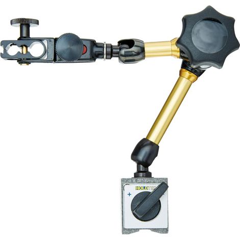 HOLDTEC Magnet-Messstativ 800N mit Feineinstellung am Arm 321mm IBT (1/3)
