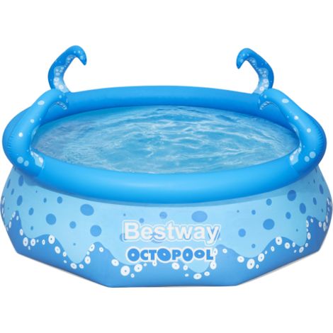 Bestway Piscine gonflable ronde Bestway Fast Set OctoPool 274 x 76 cm bleu
