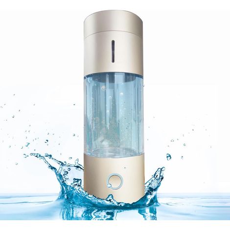 1 Bouteille Eau Hydrogène 230ml Technologie PEM SPE Aluminium Titane Platine Portable