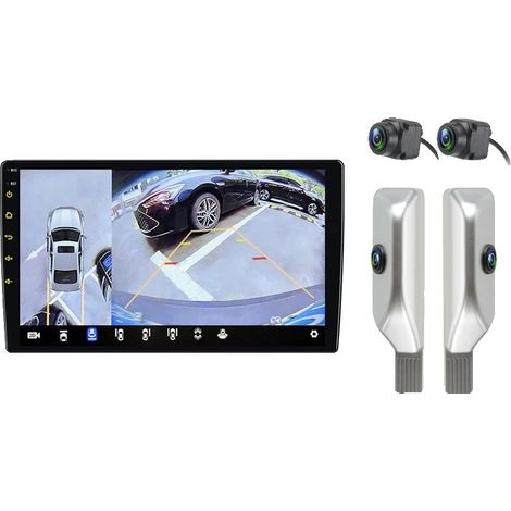 Autoradio, Multimedia-Funktionen, Smartphone-Integration, kompatibel mit Mercedes Benz W169 W245 B200 W906 Sprinter W639, V9plus(6GB+128GB)360Cam weiß (1/2)