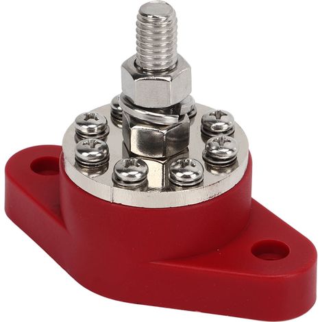 M10 Stromverteilerblock, Sammelschiene, maximaler Strom 3/8 Zoll Batterieanschlussblock, Bolzenanschluss, Sammelschiene 300 A (1/5)