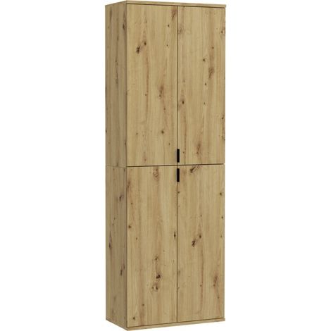 Armario de 4 puertas – Roble claro – BODITE
