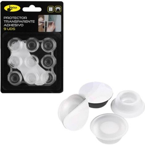 Protector Adhesivo Transparente 9uds, LOGUI