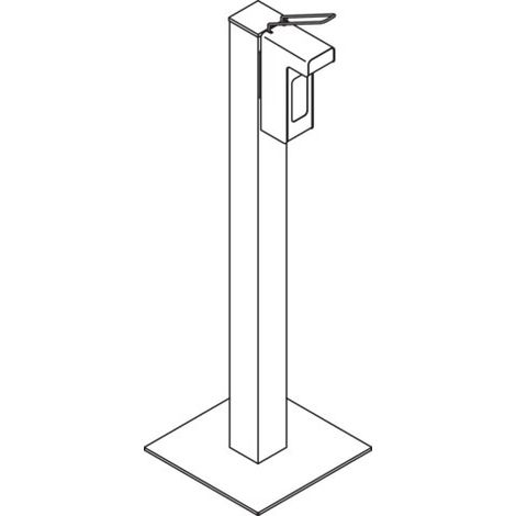 Distributeur de désinfectant HEWI 900.06.012XA Colonne, acier inoxydable (1/3)