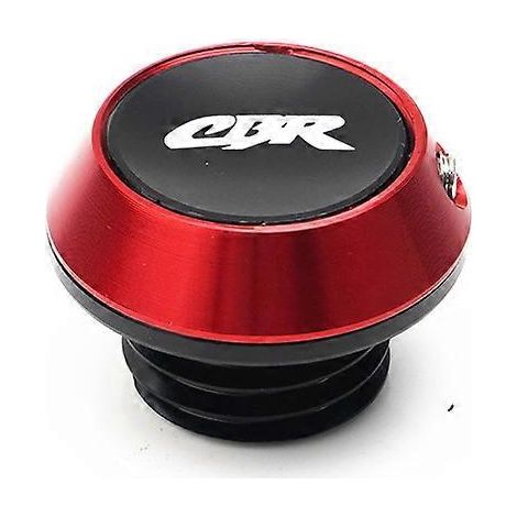 Bouchon d'huile en alliage d'aluminium modifié (rouge CBR) compatible avec Honda CB650R, CBR650R, CBR400R, CB400F et CB500X. (1/5)