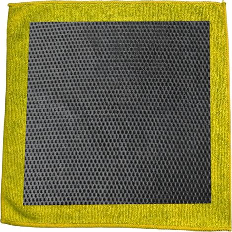 Chiffon d'argile ajouré jaune de décontamination (1/5)