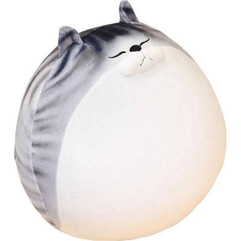 Rundes japanisches Katzenplüschtier, 30 cm, weiches Kuschelkissen für Kinder, Kawaii-Komfortkissen, Tier (1/5)