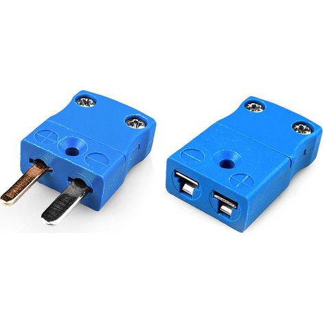 Fiche et prise femelle de connecteur RS PRO Mâle-femelle à utiliser avec Thermocouple ( Prix pour 1 )