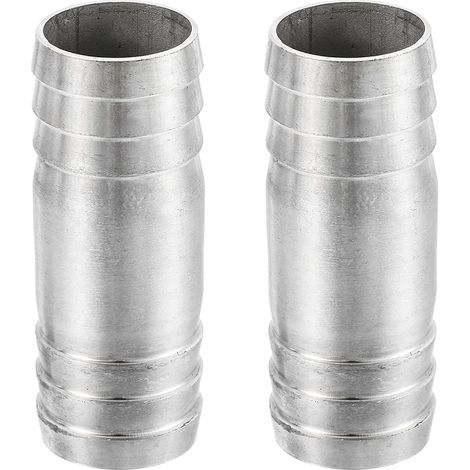 2Pcs Raccord De Tuyau Réducteur Acier Inoxydable 25mmODx20mmID (1/5)