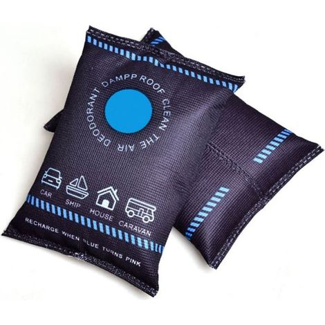 Déshumidificateur Voiture Absorbeur d'humidité auto réutilisable 200 g 100% imperméable rechargeable au micro-ondes Usage polyvalent (1/3)