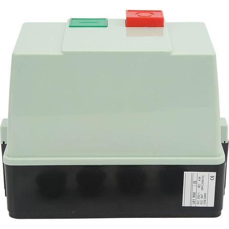 Commutateur de commande de moteur de démarreur de moteur électrique magnétique pour monophasé et triphasé 2332A (1/5)