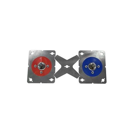 RAM – Kit robinetterie multi 16 sertir – Raccordement solide pour tube PER, multicouches ou cuivre – Pour installation sur plaque de plâtre