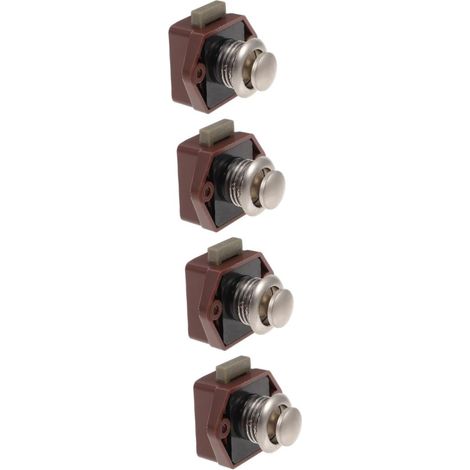 Lot de 4 verrous pour tiroirs de camping, car, serrures à cylindre (1/5)