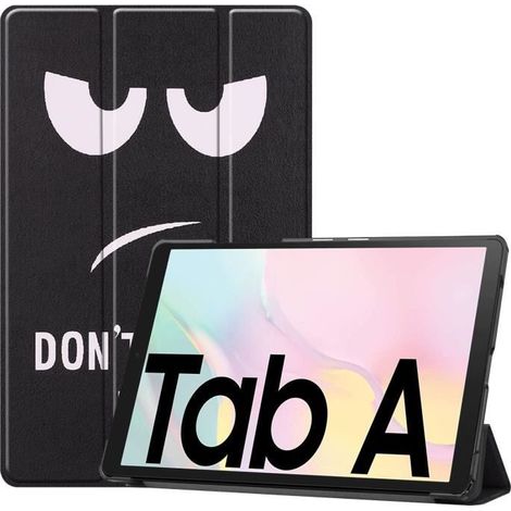 Coque Samsung Galaxy Tab A7 2020 SM-T500 SM-T505 SM-T507 (10.4\") Léger PU Cuir Protection Etui Housse - Noir