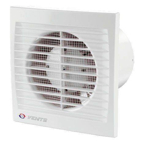 Ventilador doméstico de 150 mm de diámetro, 230 V, 20 W, 240 m³/h, 33 dB, de pared con interruptor de cordón (estilo WP) 150SV