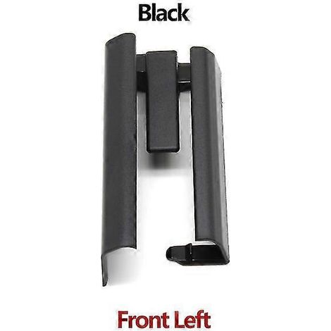 Garniture de rail de siège avant gauche et droit pour BMW Série 5, 5GT et 7 (F10 LCI, F11 LCI, F01 LCI, F02 LCI, F07 LCI) 2014-2017 - Sièges, banquettes et climatisation - Noir, avant gauche (1/5)