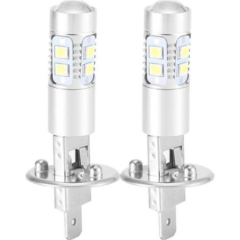 Phare à LED 2x H1 6000K Super White 100W LED Kit d'ampoules de phare HAN (1/4)