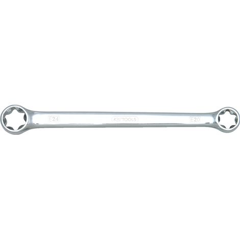 KS Tools CHROMEplus TX-E-Doppel-Ringschlüssel, E20xE24 (1/3)