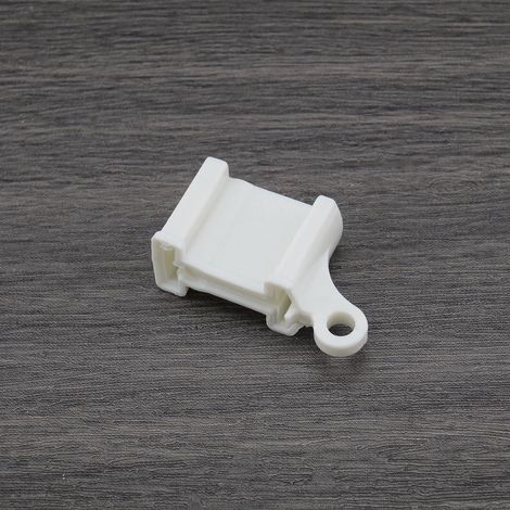 Embouts de rail flexibles, blocs d'extrémité universels pour fixation au plafond et au mur, accessoires d'étanchéité pour rails de rideaux, lot de 10 (1/5)