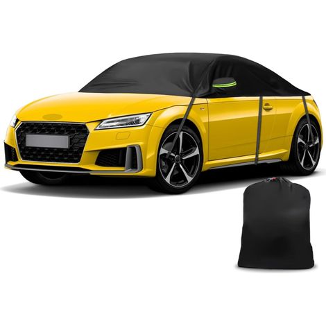 Housse de Voiture étanche Remplacement pour TT 1998-2024, Demi-Garage, Coupe-Vent pour Tous Les Temps, Protection Anti-UV Contre la Pluie et la poussière de Garage, Noir (1/5)