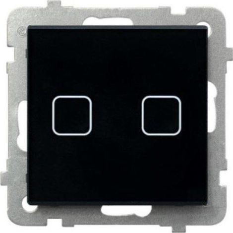 Ospel ŁPD-2RS m 32 Touchschalter Schwarzglas