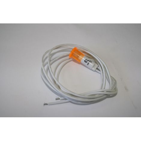 Kontrolllampe orange 220V inkl. Kabel
